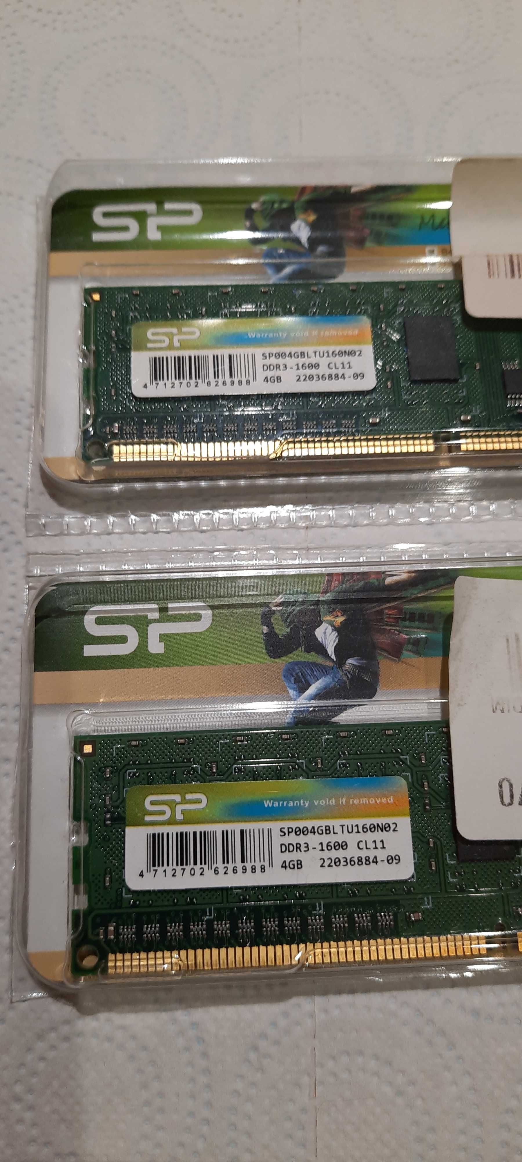 Pamięć RAM DDR3 SILICON POWER - zestaw 2x 4GB - Nowa