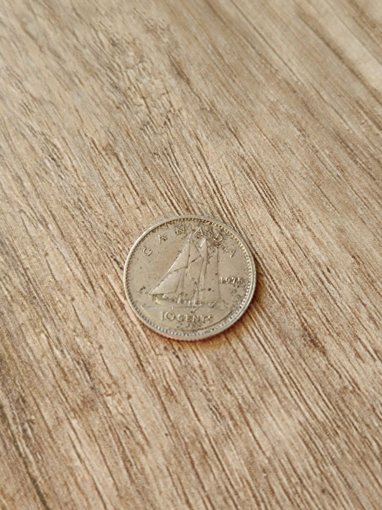 Moneta obiegowa 10 cent cents Canada 1975 r. Kanada Dolar Rzeszów