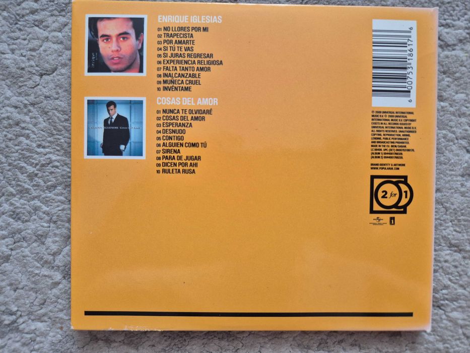 CD Robbie Williams , Enrique Iglesias , Ricky Martin , La Toya Jackson