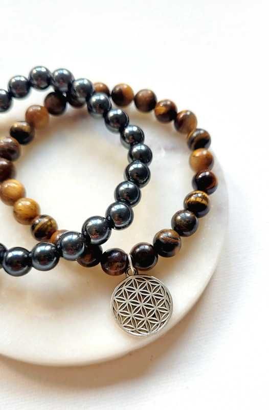 Zestaw Bransoletek Siły i Ochrony Dla Zodiakalnych Lwów, Unisex