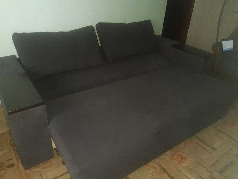 диван антарес графітового кольору