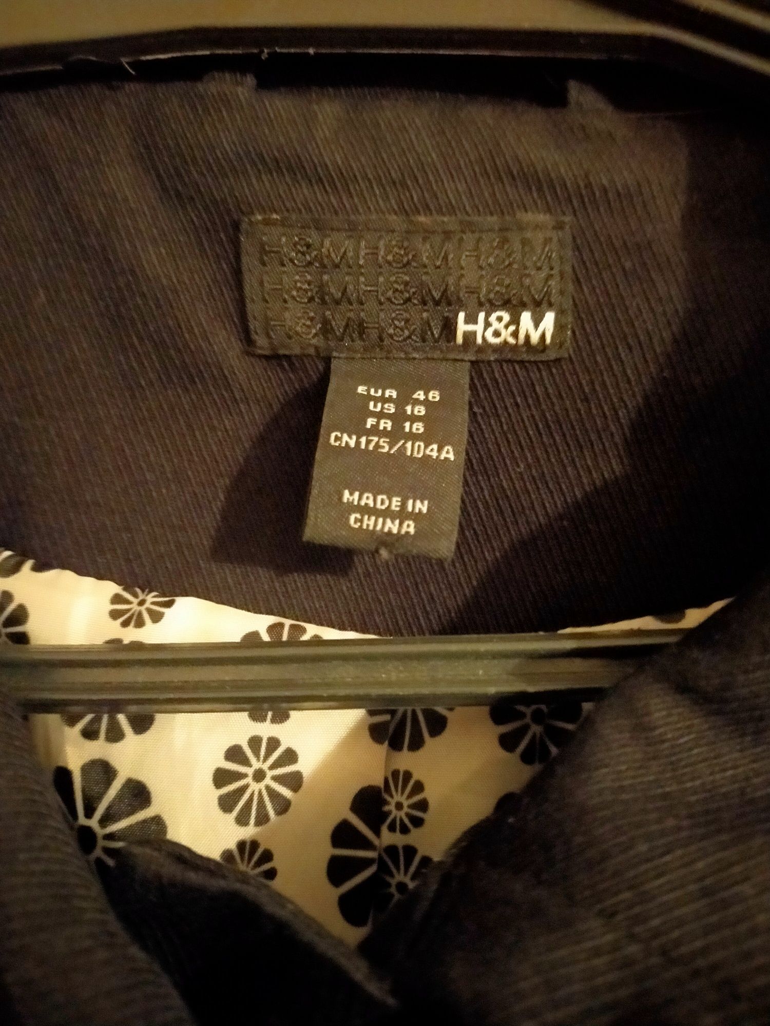 Damski płaszcz na wiosnę H&M - XXXL