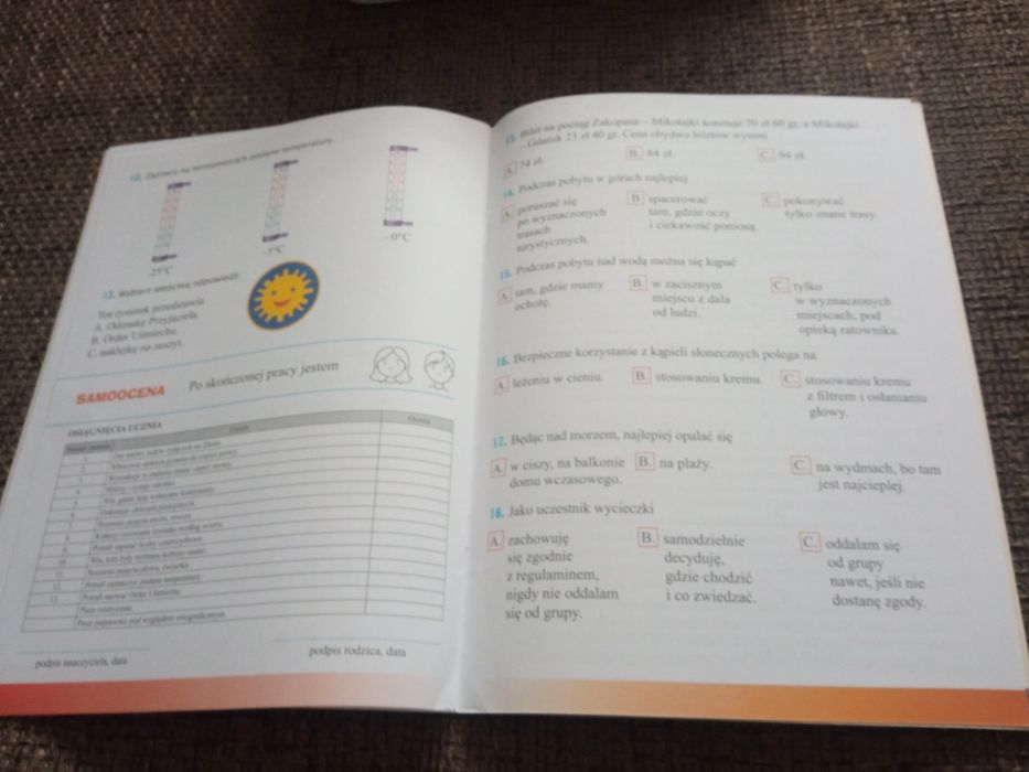 Sprawdziany klasa 3