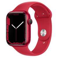 Apple Watch 7 45 Red Aluminium Case with Red Sport Band LTE (MKJU3)