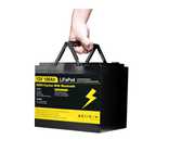 NOWY Akumulator LiFePO4 100Ah 12V SUNRISE – Bluetooth, Mata Grzewcza,