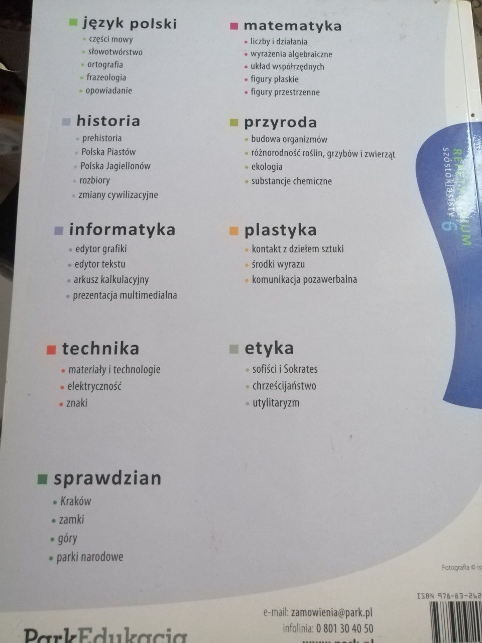 Repetytorium szóstoklasisty Wydawnictwo Szkolne PWN