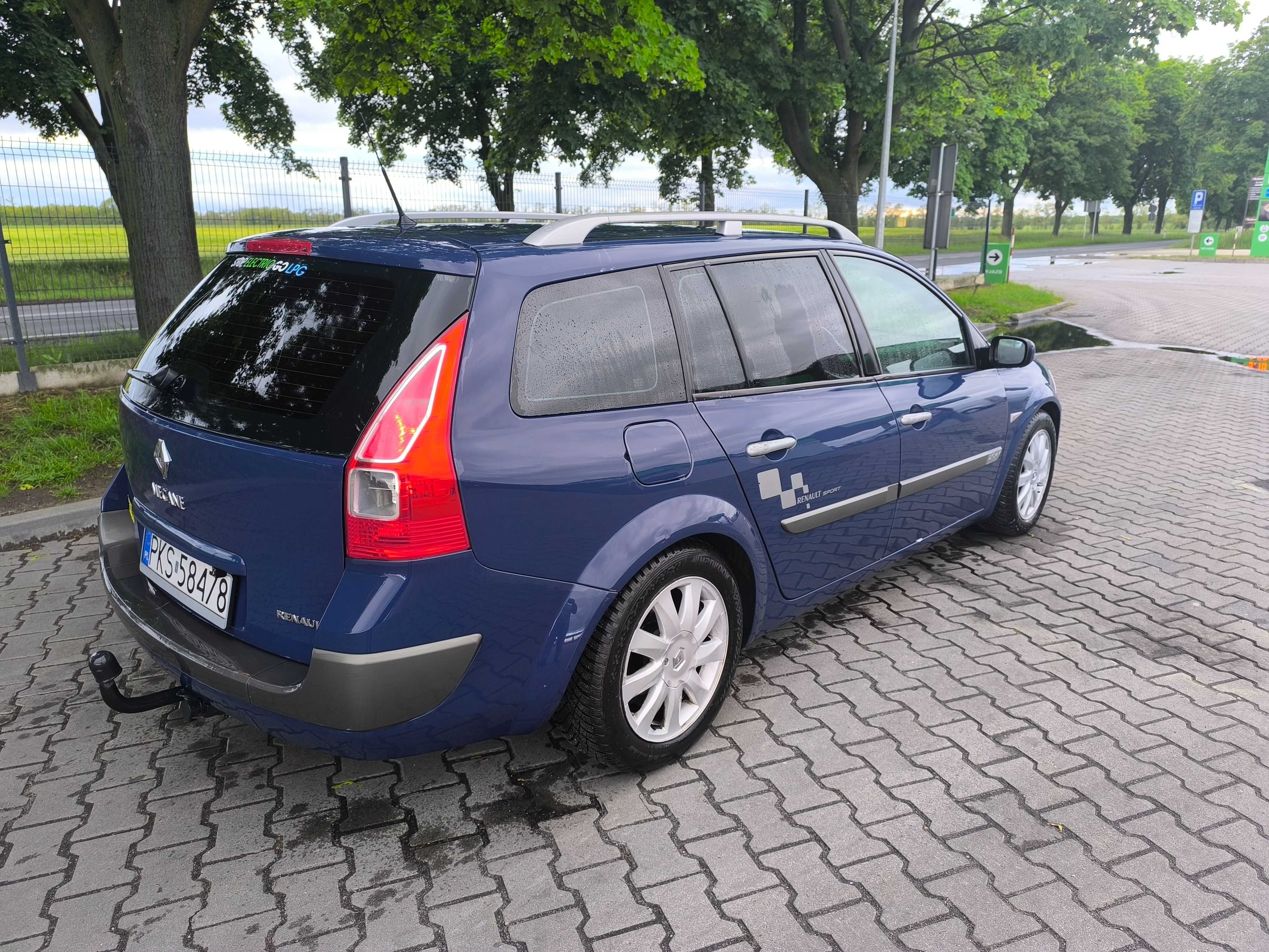 Renault Megane 2 2.0 16v PB/LPG hak *klimatyzacja*  nowe opony* Kombi