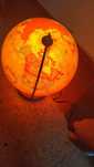 Globo antigo com luz