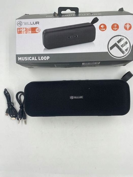 outlet głośnik bluetooth bezprzewodowy tellur loop z radiem 10 w