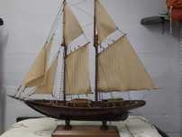 Barco vela antigo modelo Bluenose