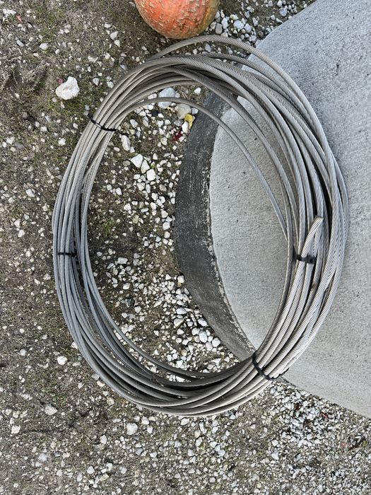 Linka stalowa nierdzewna inox 7mm