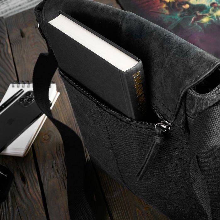 Torba męska na ramię messenger ze skóry syntetycznej SP-07-BL