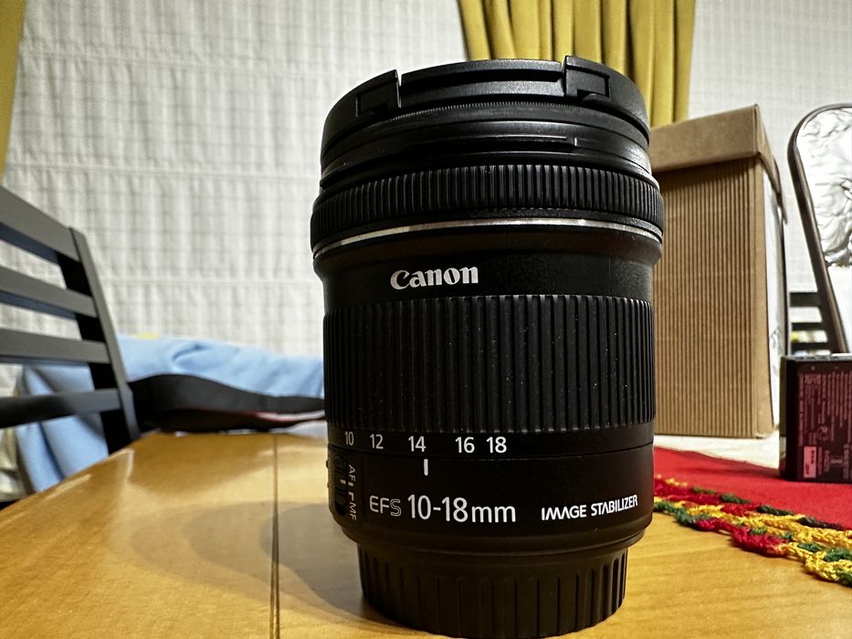 Lente canon 10-18mm