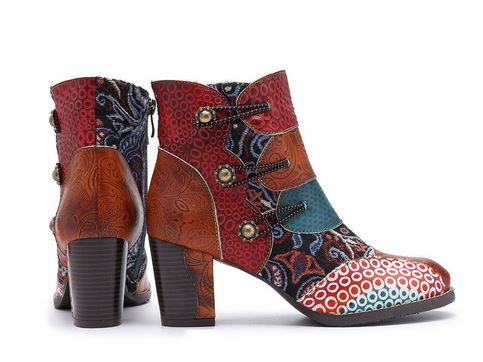 Botki w stylu boho rozm. 41
