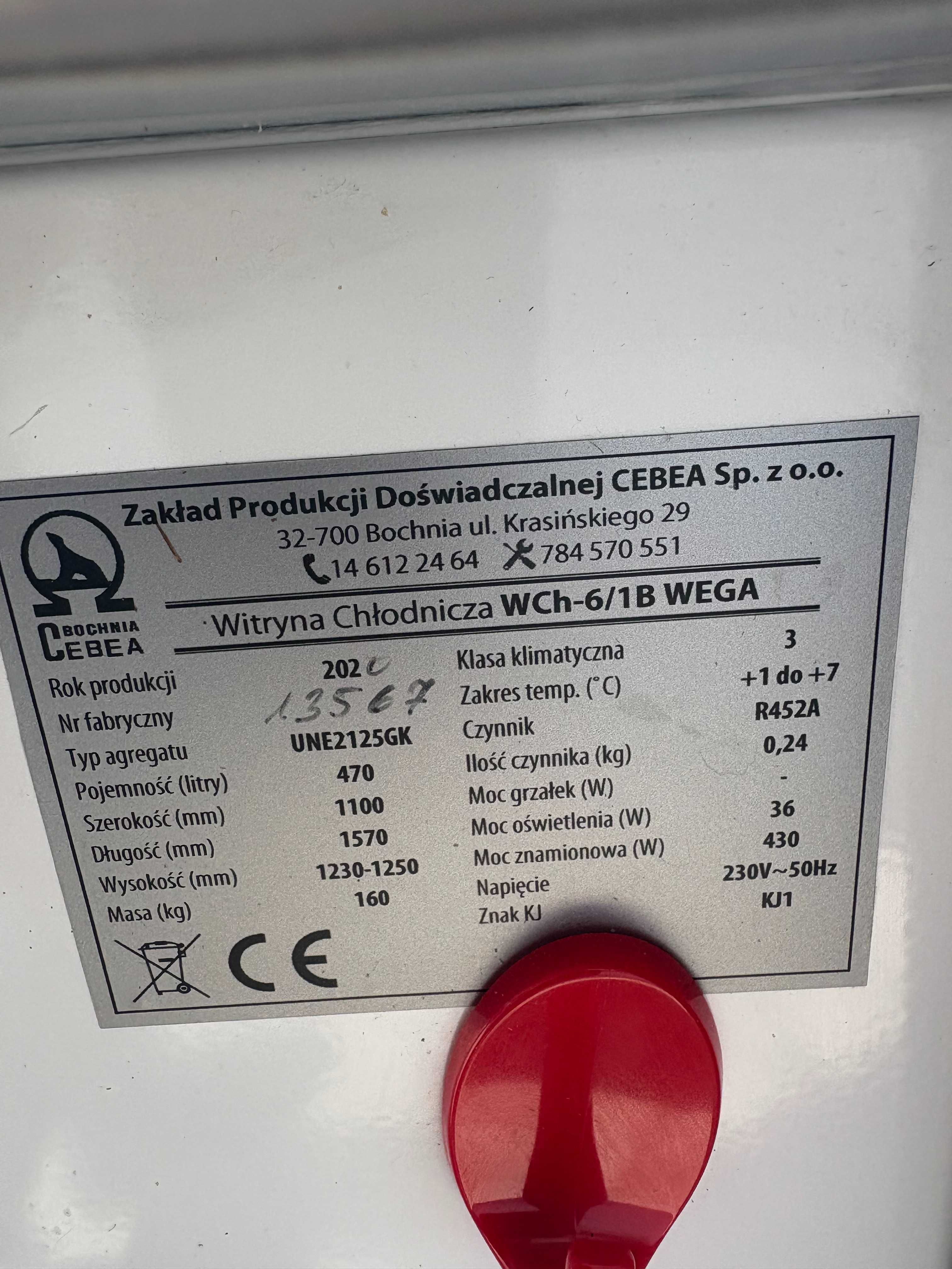 Lada chłodnicza 2020 jak nowa Bochnia igiła