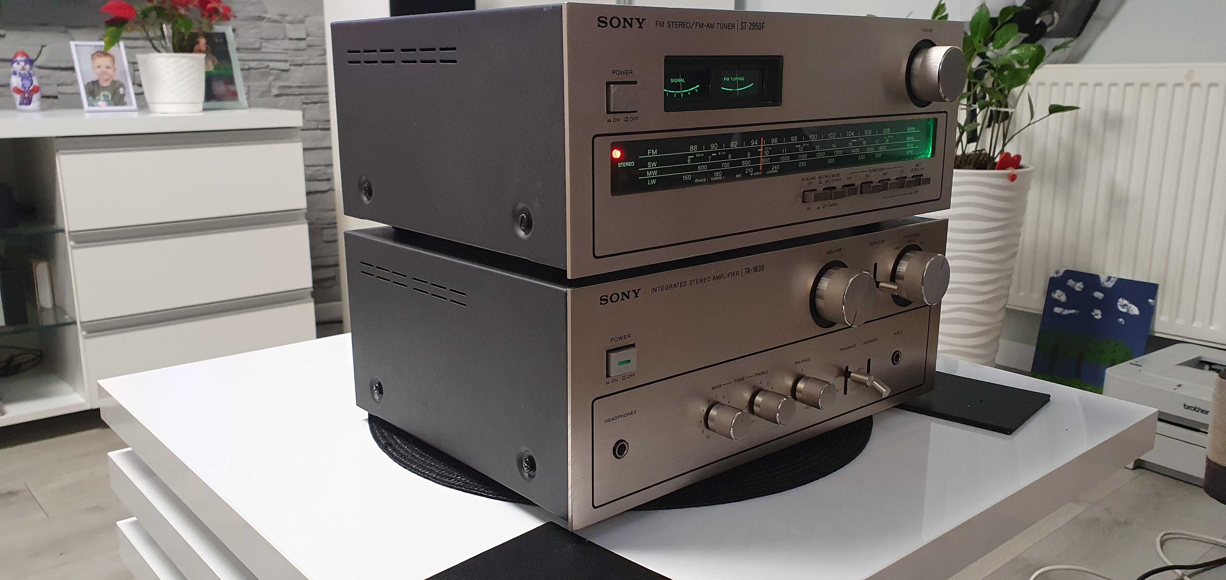 Vintage wzmacniacz SONY TA-1630 tuner ST-2950F Komplet Świetny stan.