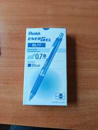 Automatyczny długopis żelowy niebieski 0,7 Pentel Energel 12szt.