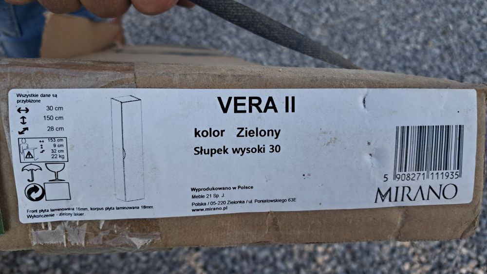 Słupek wysoki VERA II w kolorze zielonym.


Mirano Słupek łazienkowy V