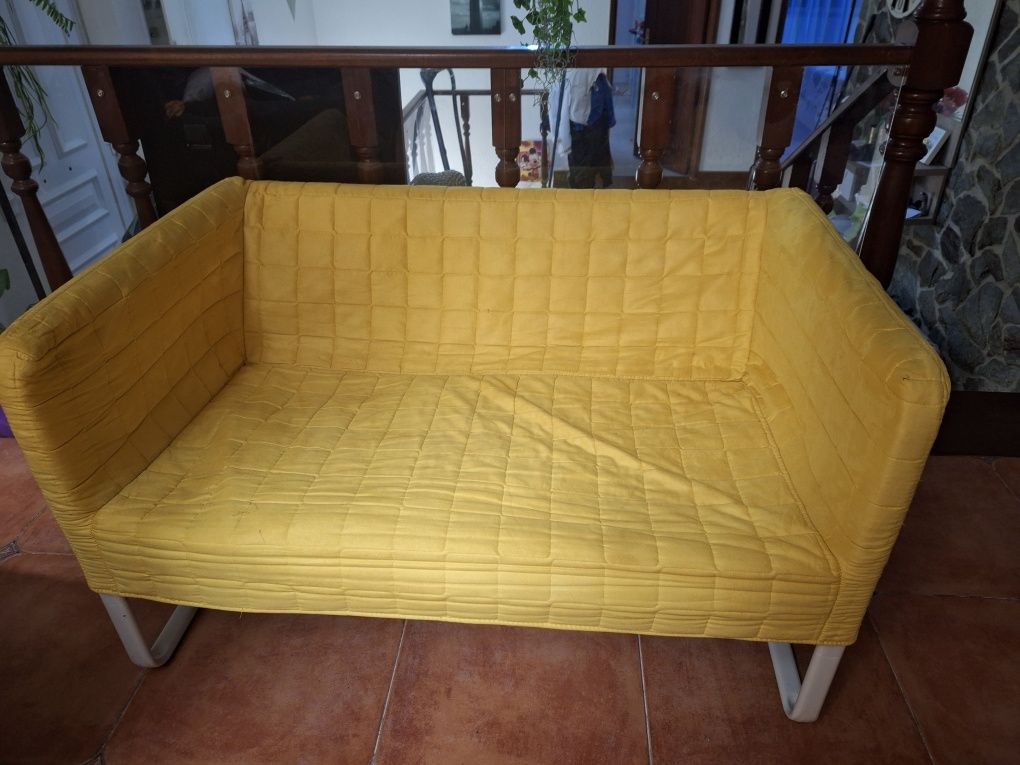 Vendo sofa knopparp ikea amarelo