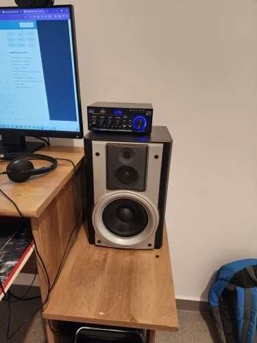 HiFi цифровой усилитель мощности 90Вт x2 Woopker AK45 Bluetooth SD USB