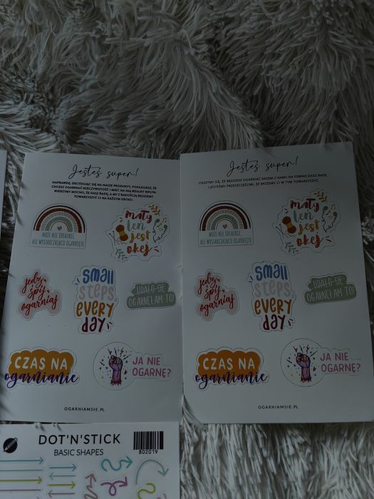 Naklejki do bullet journal