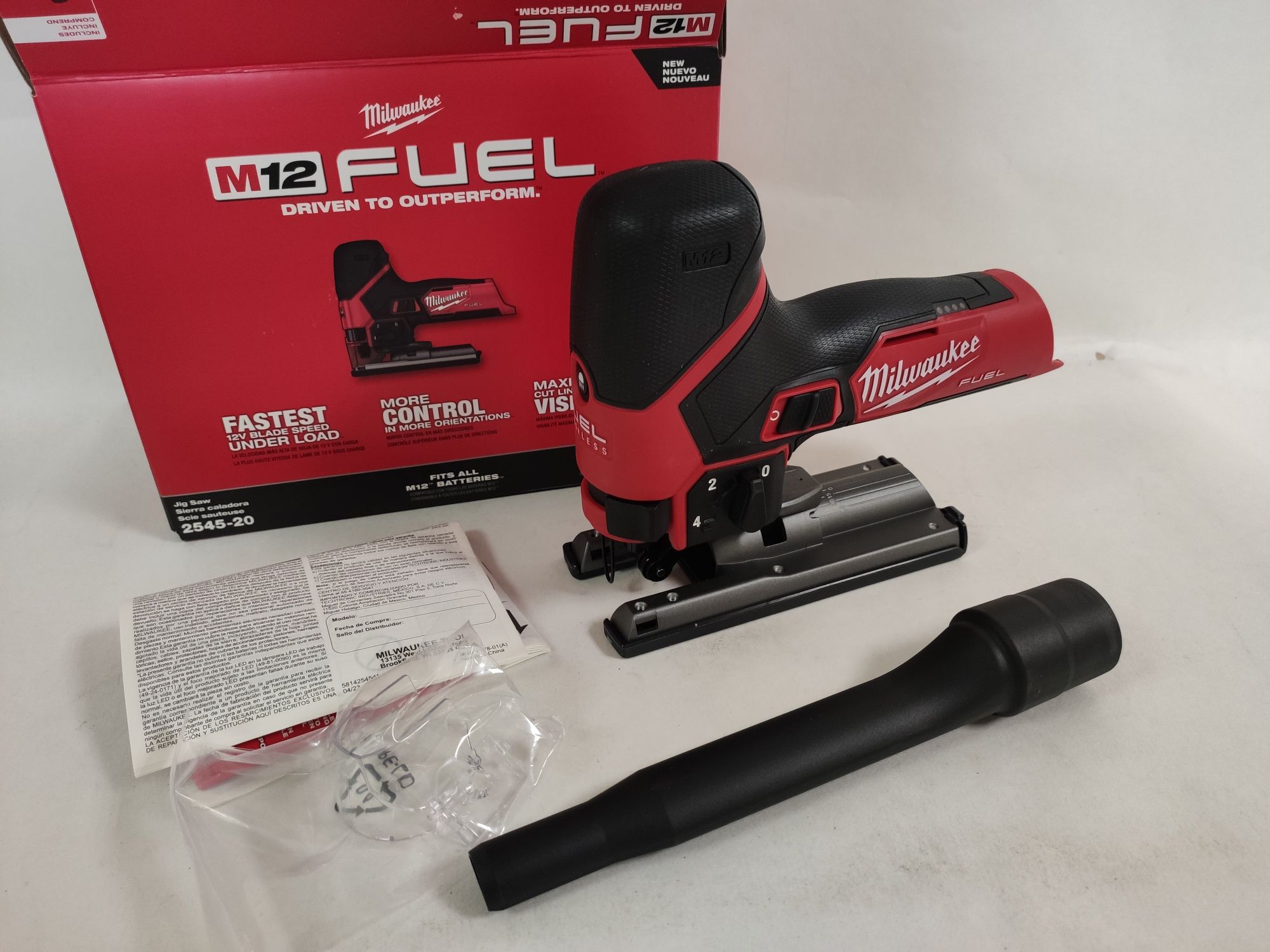 Оригінальний безщітковий лобзик Milwaukee M12 FUEL 2545-20 пила