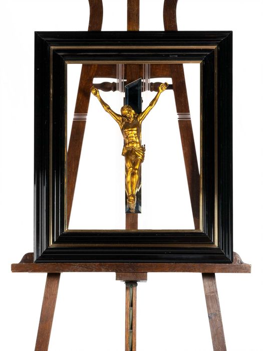 Quadro Escultura Cristo Cruz, Arte Sacra