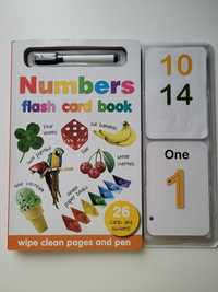 Numbers flash card book - książka do nauki angielskiego