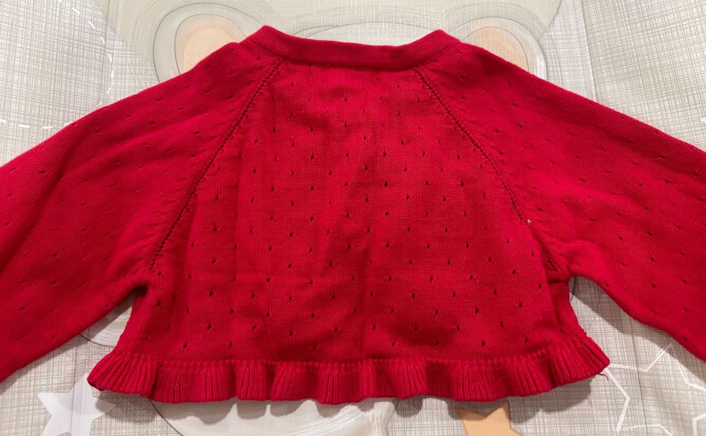Casaco Vermelho super giro (12M) Bóboli