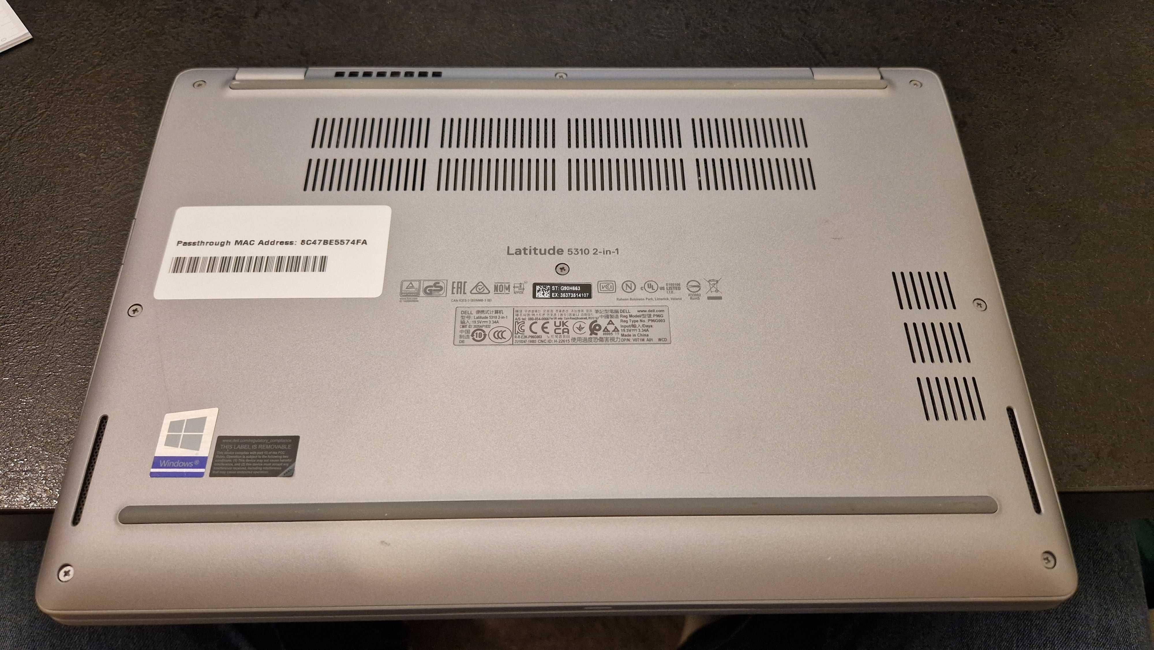 Laptop Dell Latitude 5310 2-in-1 (tablet) ekran dotykowy, Win 11 PRO