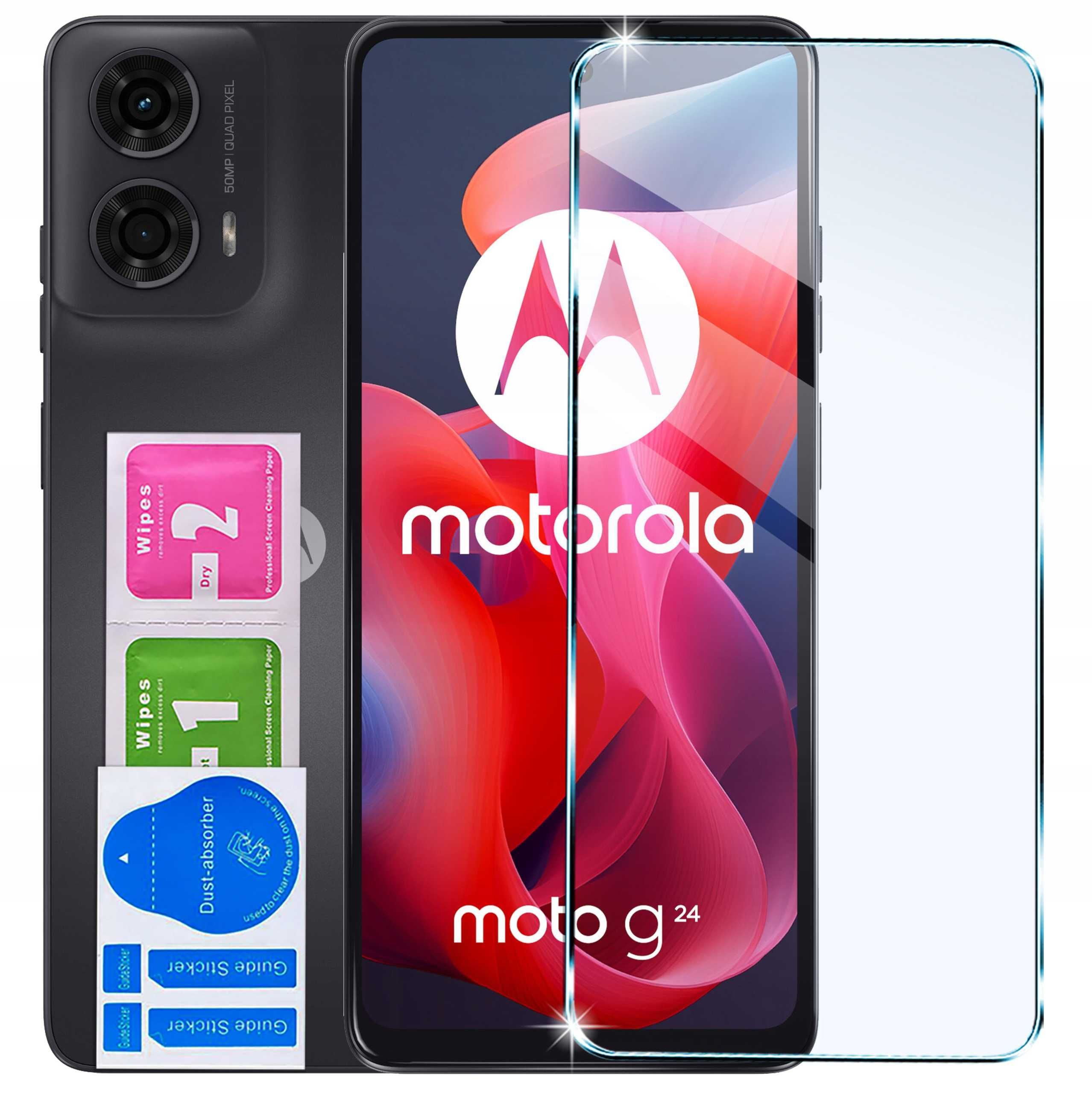 Etui Anti-Shock do Motorola Moto G04 / G24 + Szkło Hartowane