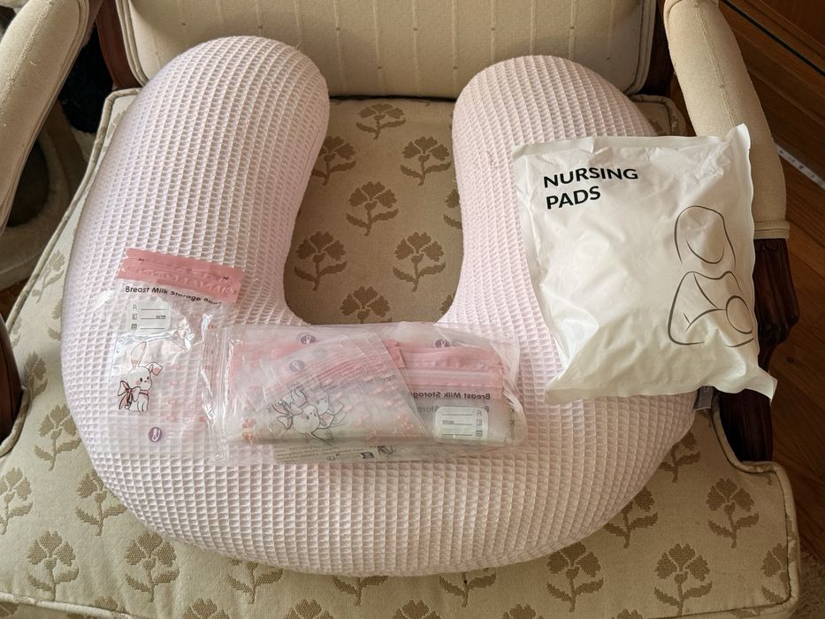 Almofada de amamentacão Rosa