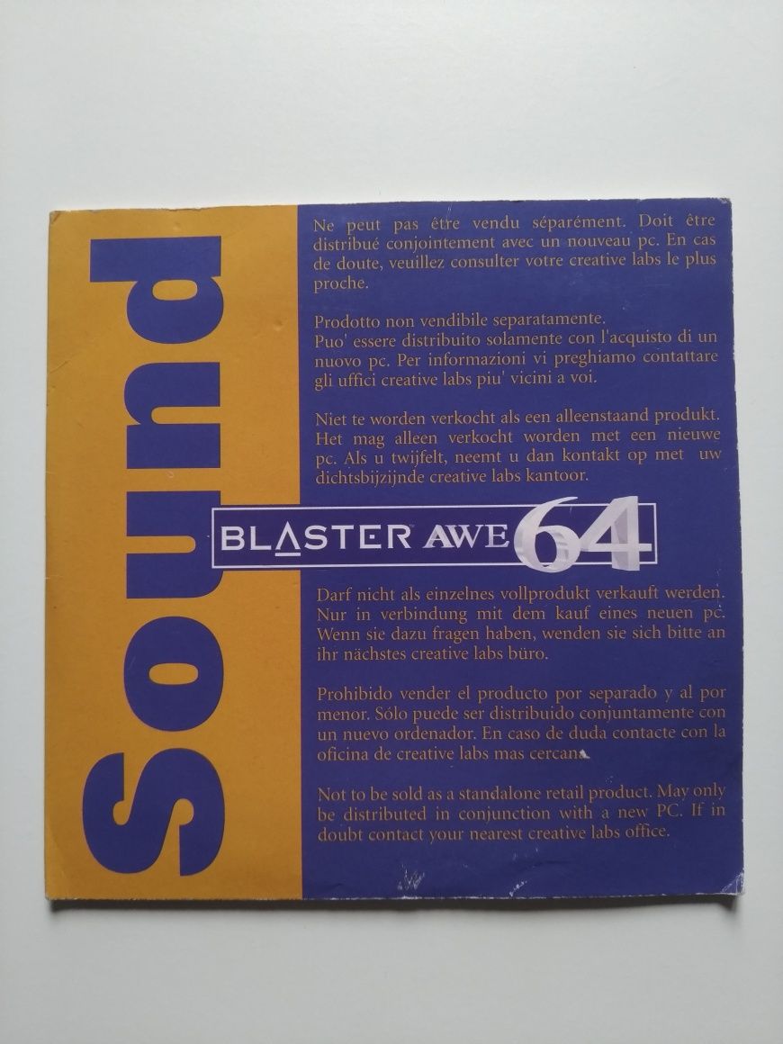 Sound Blaster AWE 64 Creative