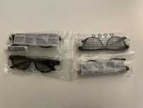4x okulary 3d od telewizora Philips