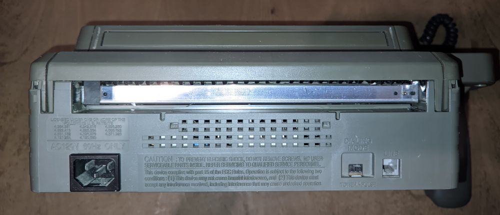 Телефон-факс Panasonic KX-F880 в рабочем состоянии