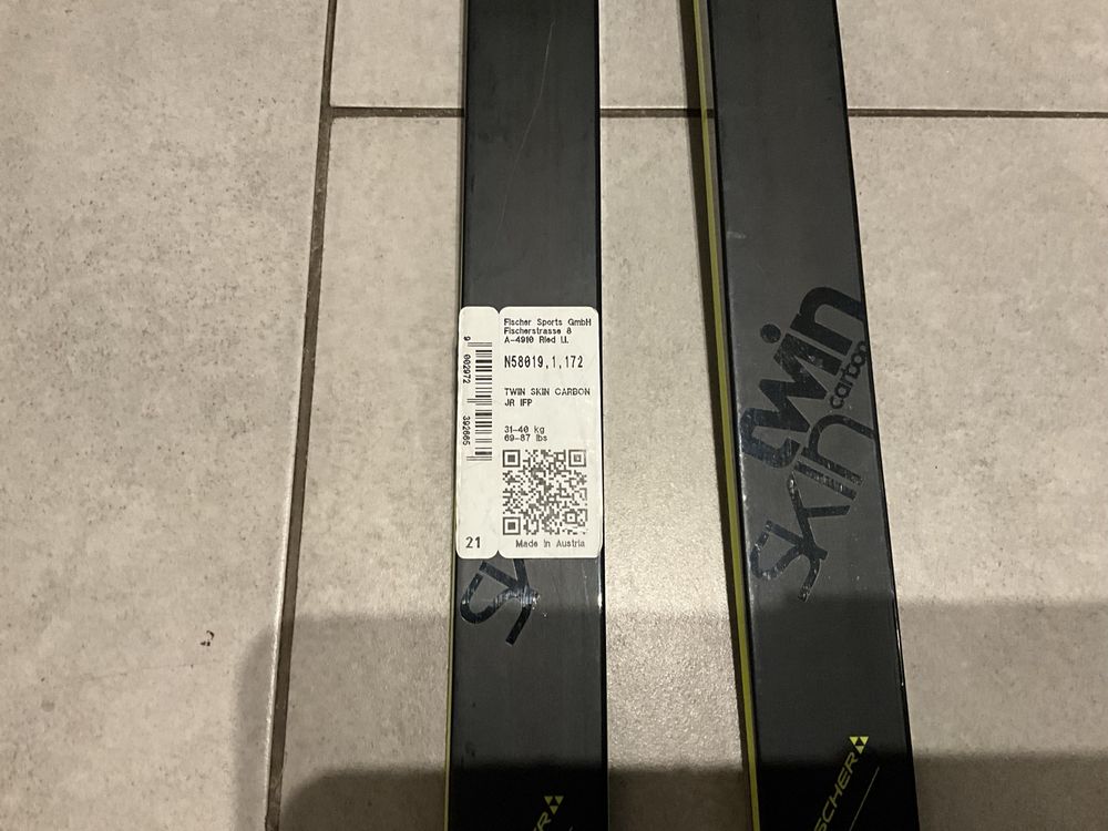 Fischer twin skin carbon 172cm