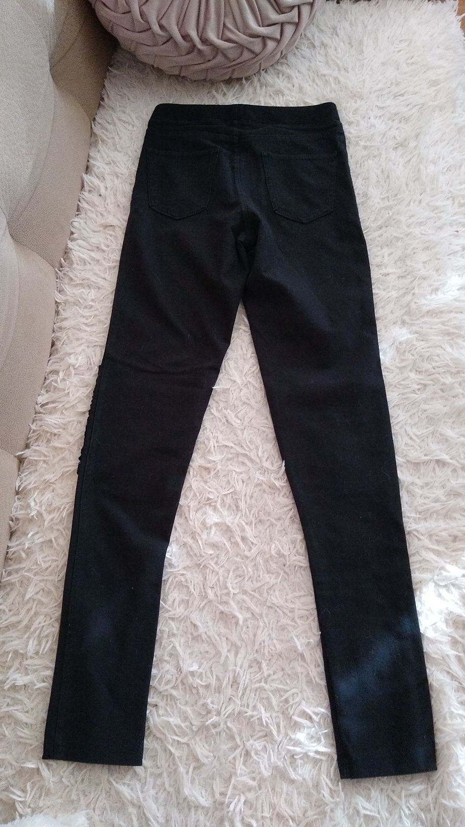 H&M 152 legginsy tregginsy cekiny