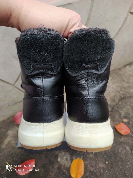 Ecco 39 ботинки на дівчинку зимові сапоги теплі чоботи черевики ессо