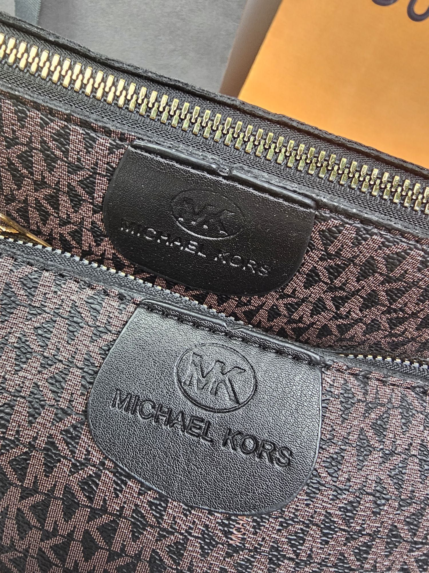 Torebka Michael Kors 3w1 monogram torebki zestaw Premium