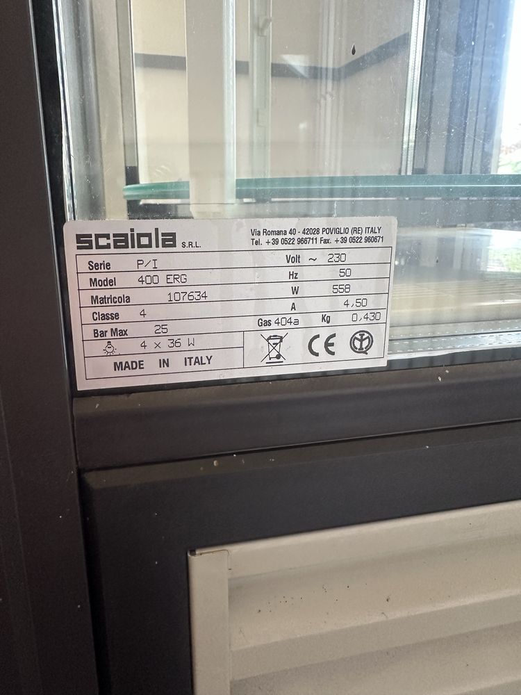 Кондитерська шафа SCAIOLA ERG 400 торг