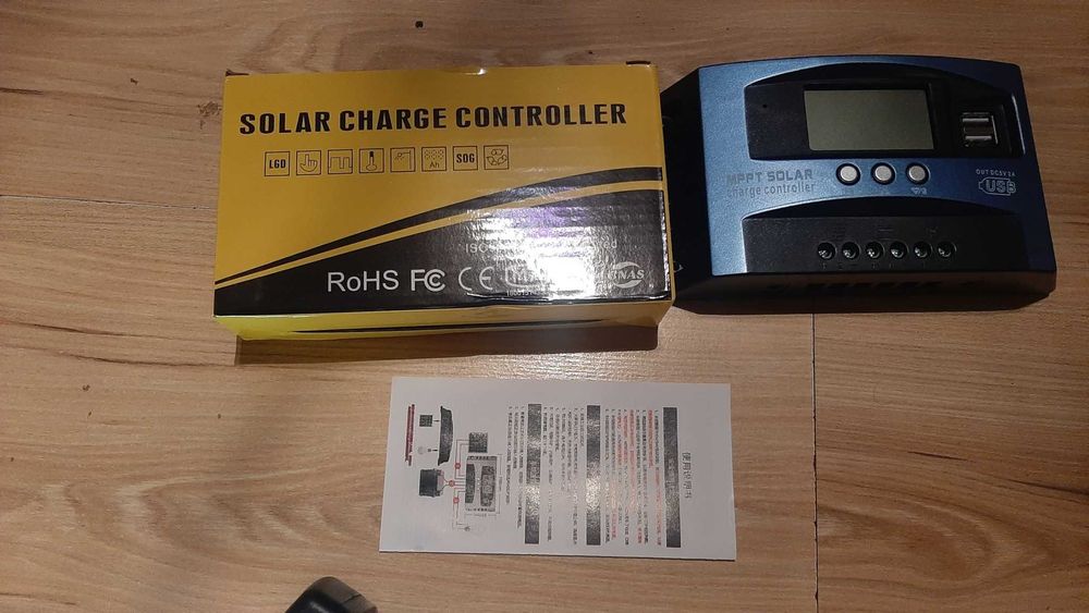 Sterownik paneli modułów fotowoltaicznych 12v/24v MPPT 50A