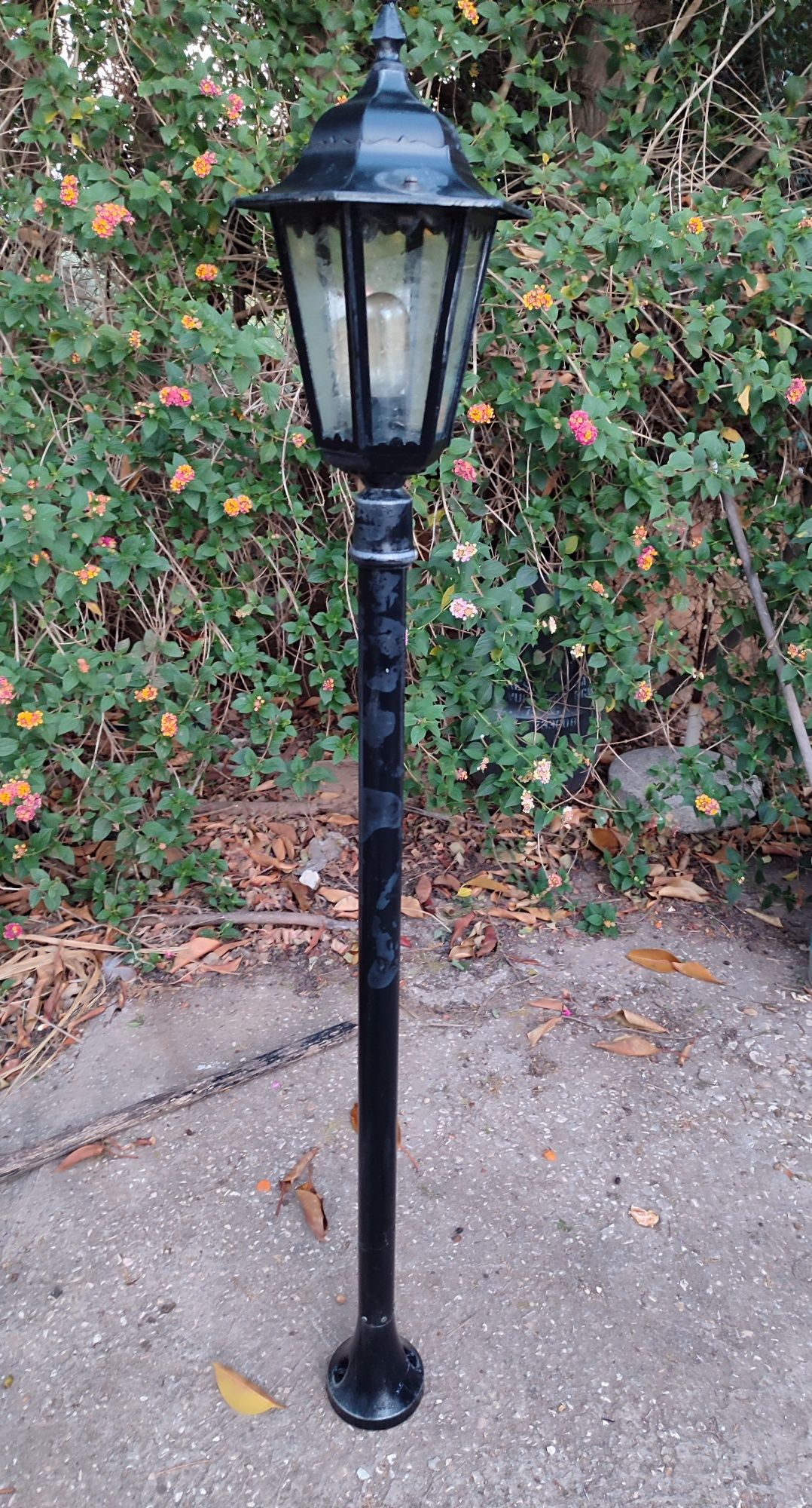 Conjunto candeeiros de jardim