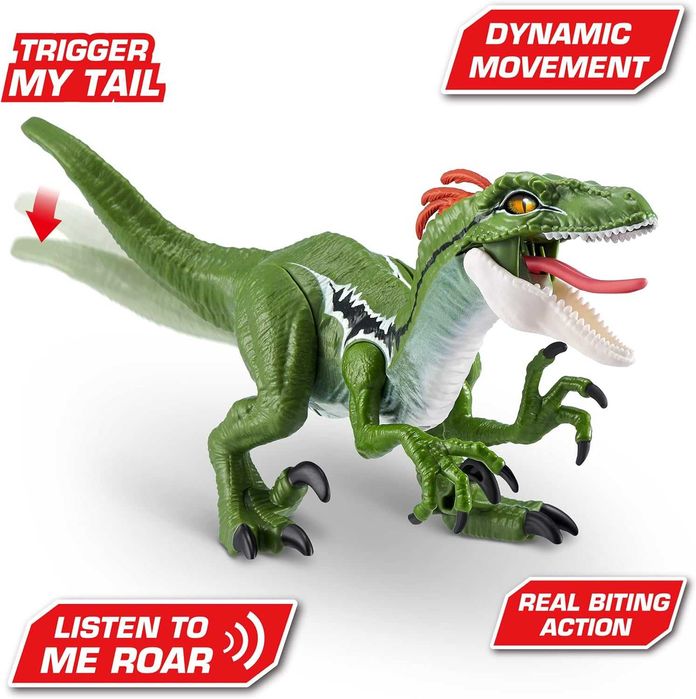 Інтерактивний динозавр Robo Alive Dino Action Raptor ZURU Dinosaur