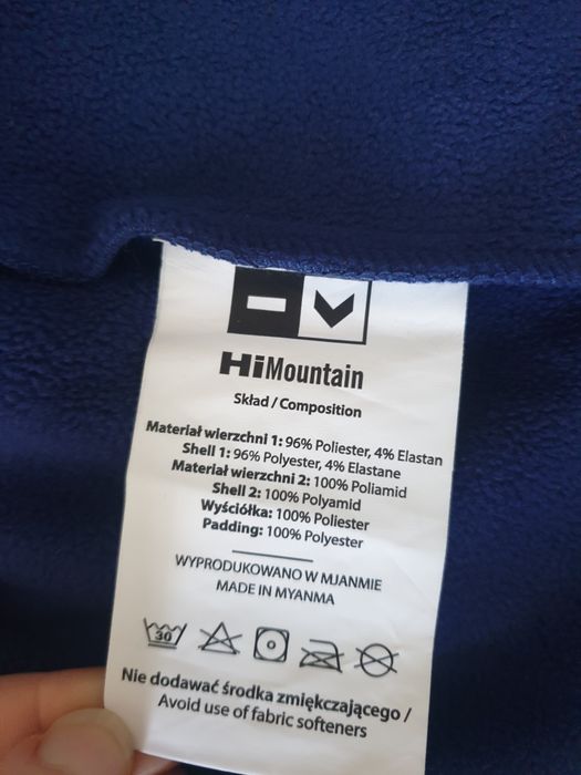 Nowa kurtka hybrydowa damska himountain M polar sotfshell kurtka