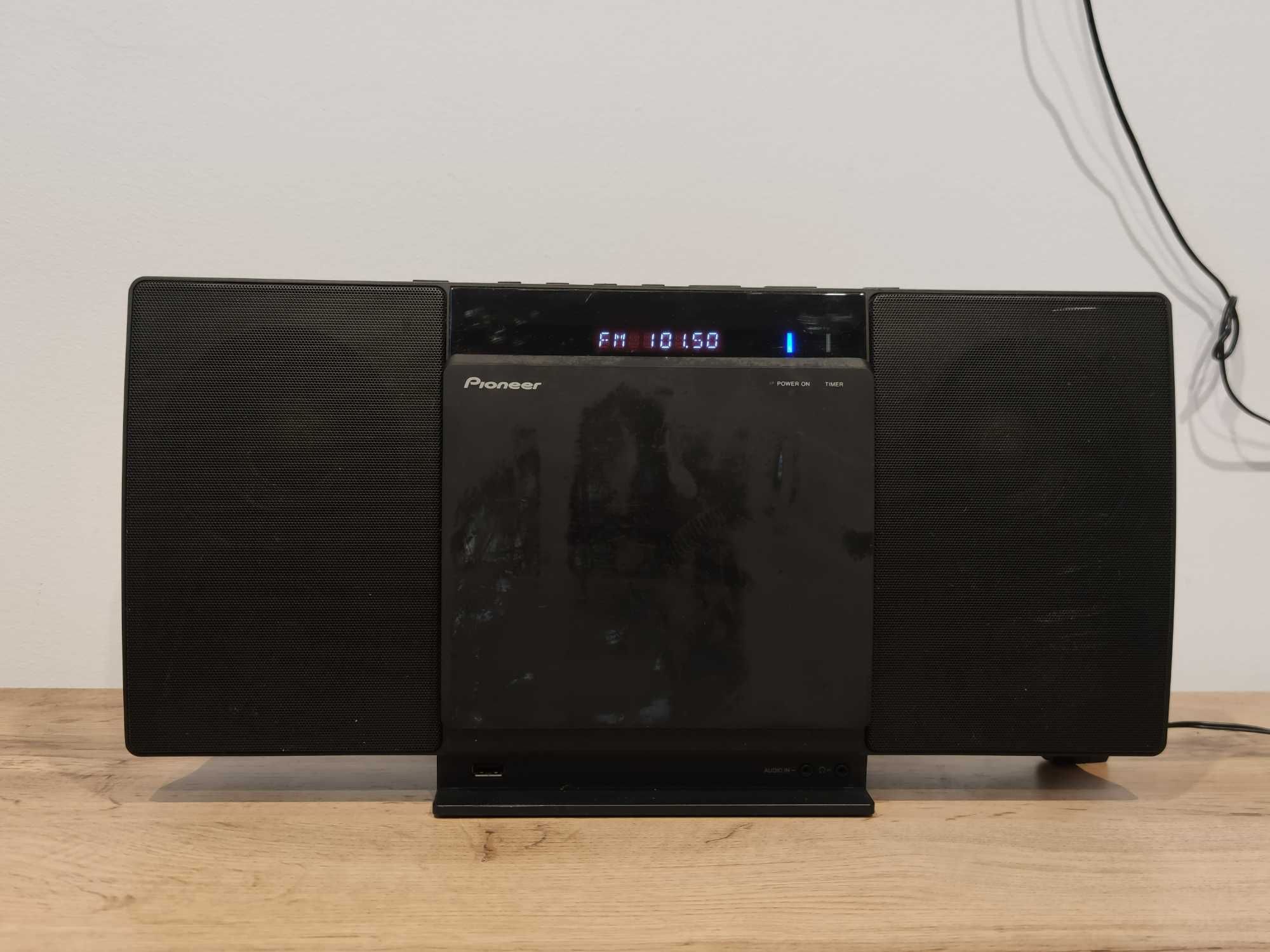 PIONEER X-SMC01BT Slim micro audio System FM USB AUX Bluetooth iPod