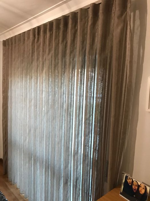Cortinado cor cinza