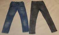 Spodnie jeansy skinny 2 pary 146 chłopiec