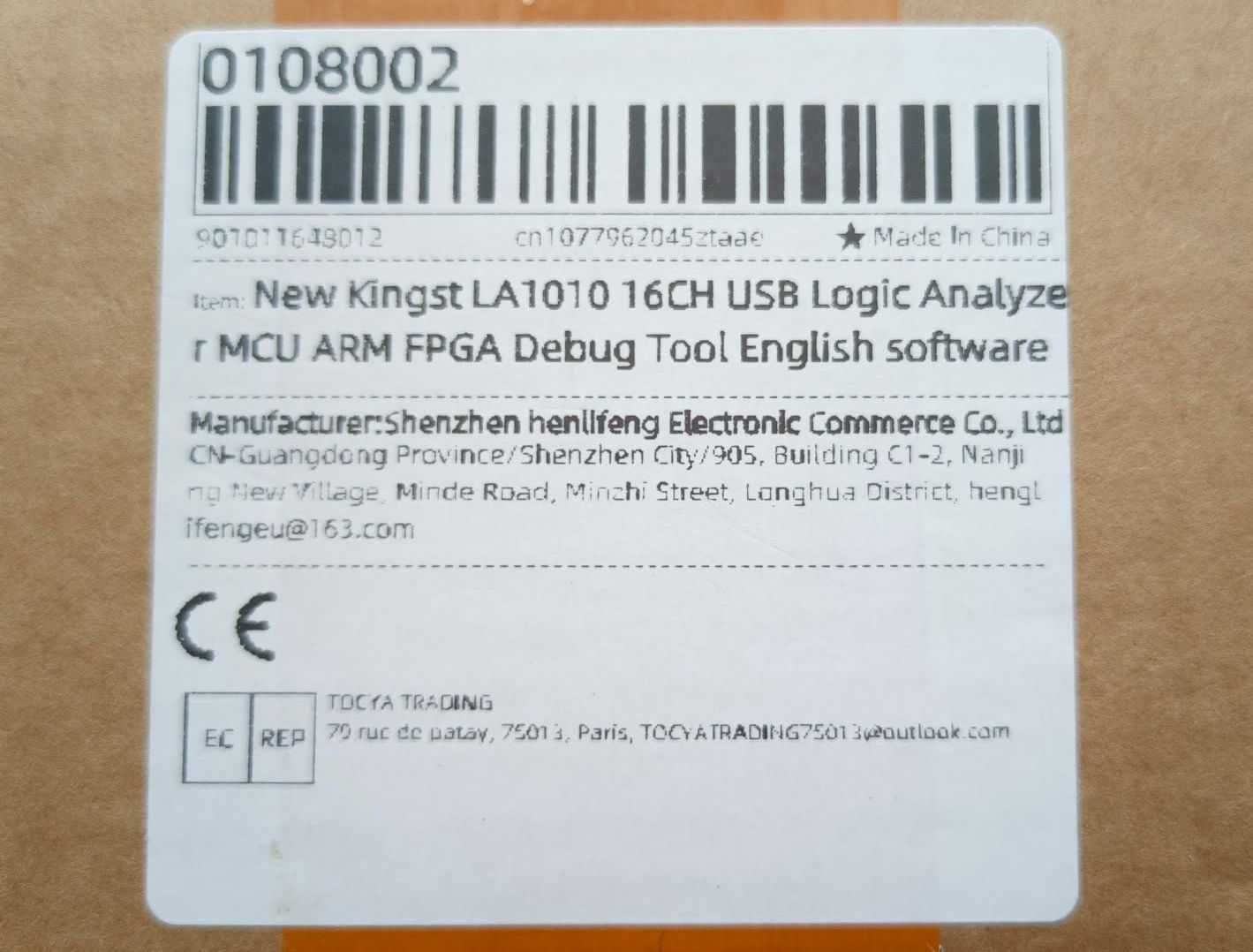16 каналов 100 МГц логический анализатор Kingst Logic Analyzer USB 2.0
