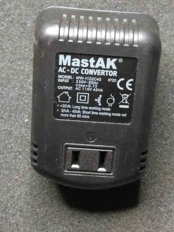 Блок питания конвертер преобразователь 220V в 110V MastAK