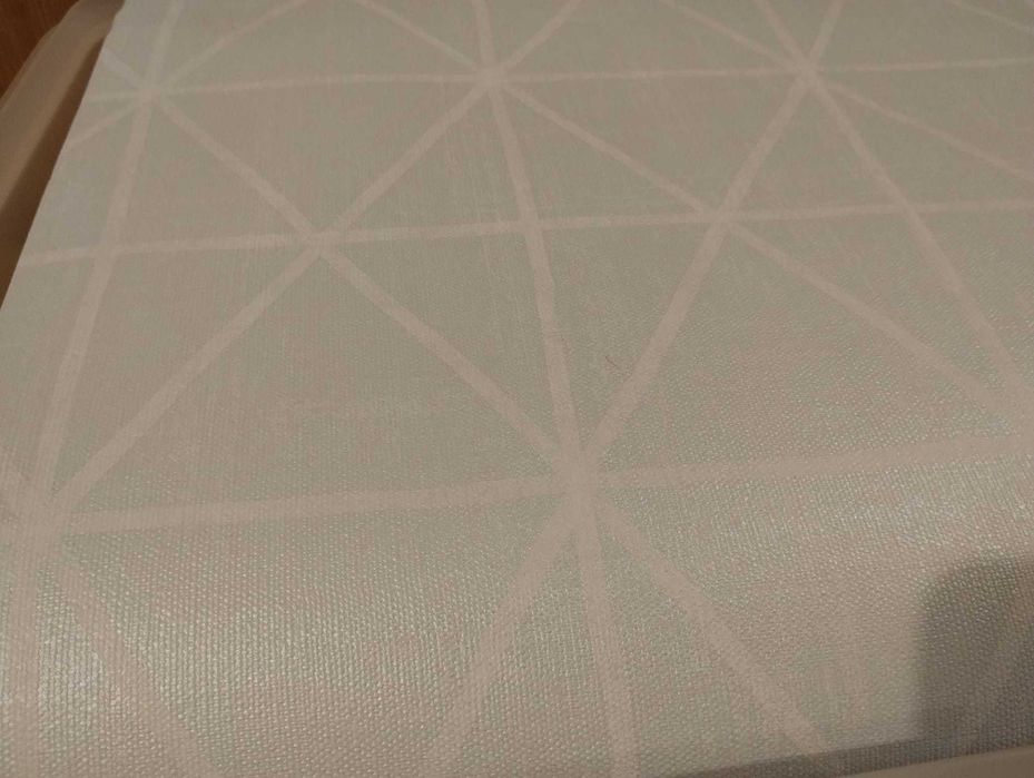 4 rolki TAPETA ścienna jasna bladoniebieski geometryczna skandynawska